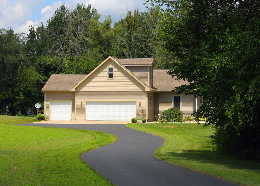 Home Long Driveway